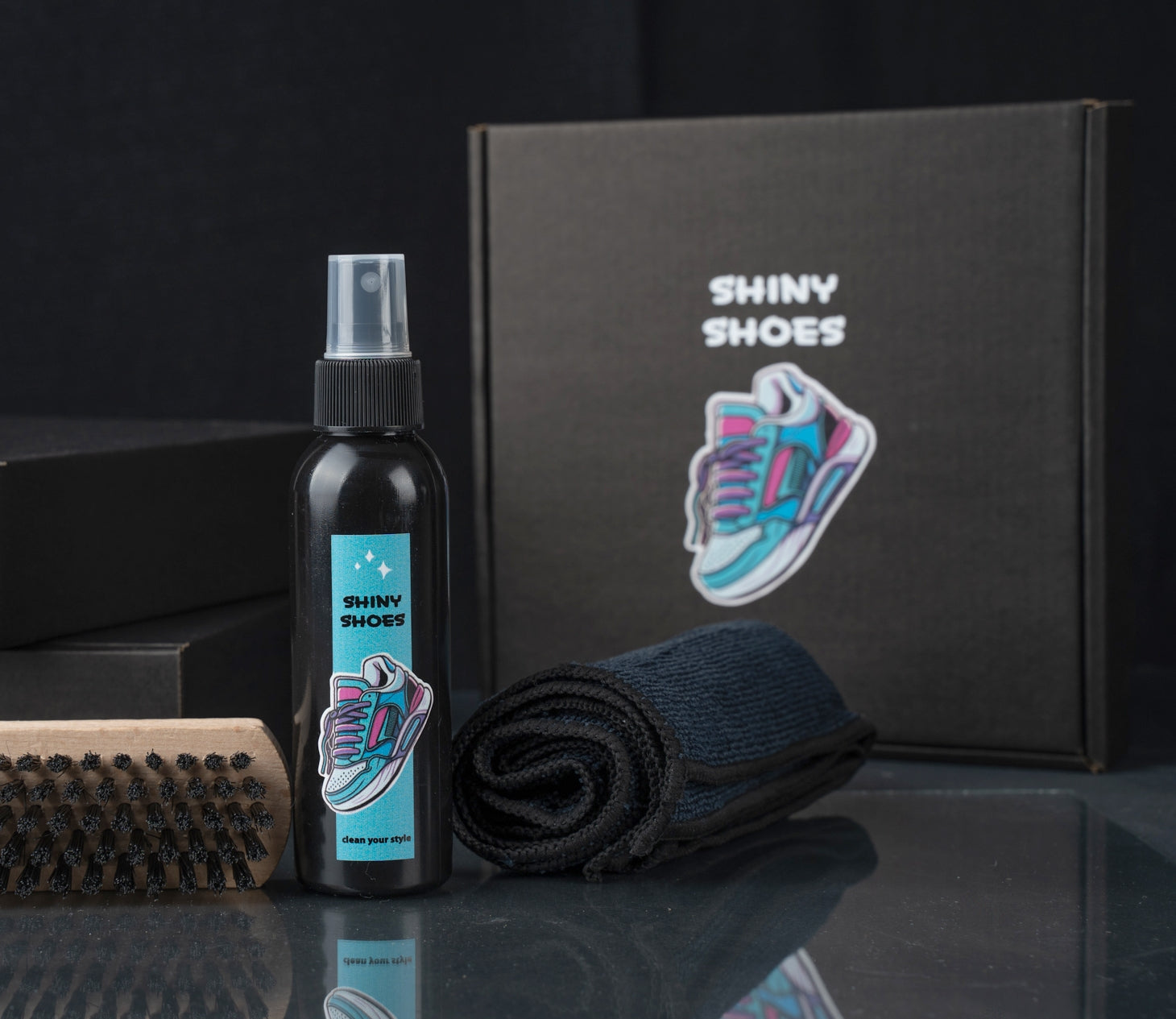 Shiny Shoes - Комплект за почистване на обувки
